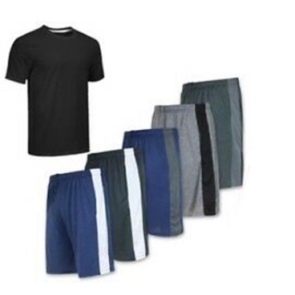 RE Performance Other - Real Men's Performance Shorts 5 Pack with Free Tee